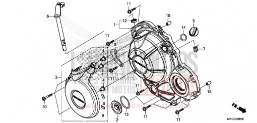 RIGHT CRANKCASE COVER CMX500AN de 2022